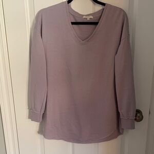Z Supply Light Purple Knit Top